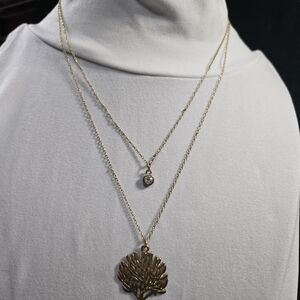 Elegant Gold Tree Pendant Necklace